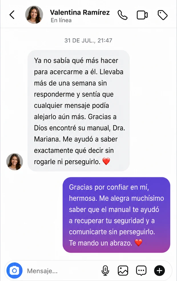 Mensaje de Valentina